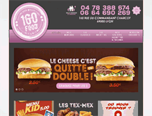 Tablet Screenshot of 160-food.com